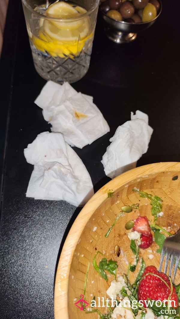 Dirty Napkins Used By Me
