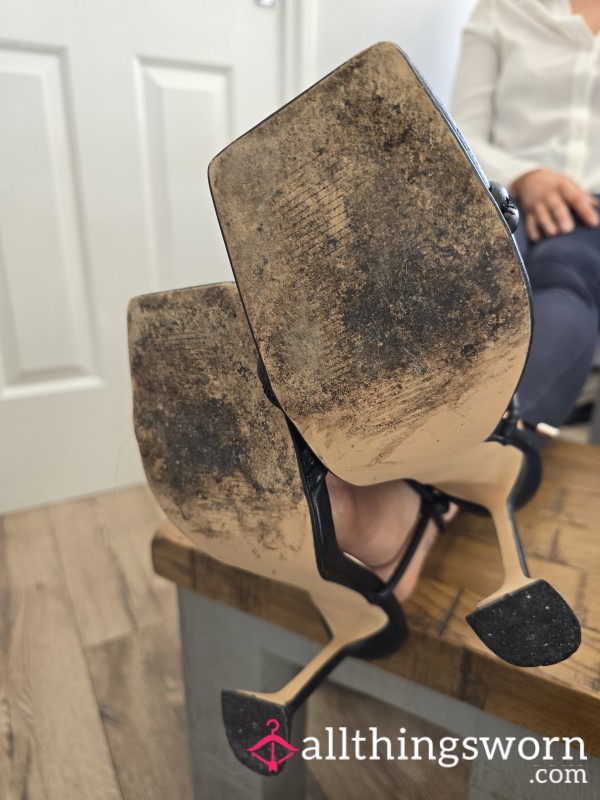 SOLD Dirty Nasty Black Sandals