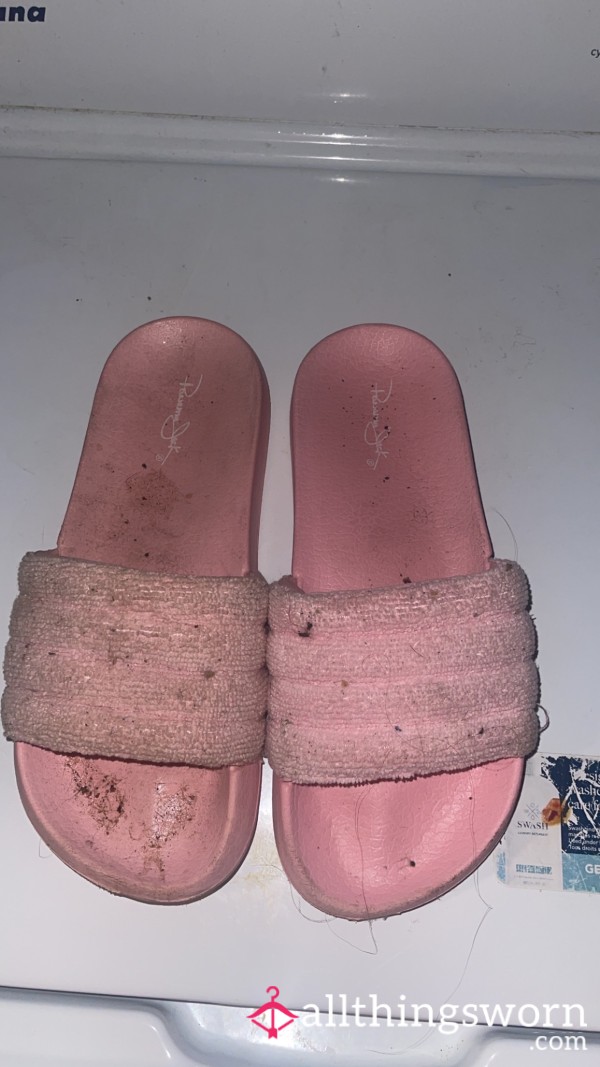 Dirty Nasty Pink Slippers