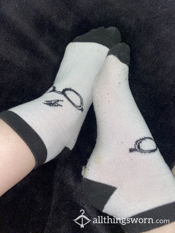 Dirty, Nerdy Girl Socks😈🤓