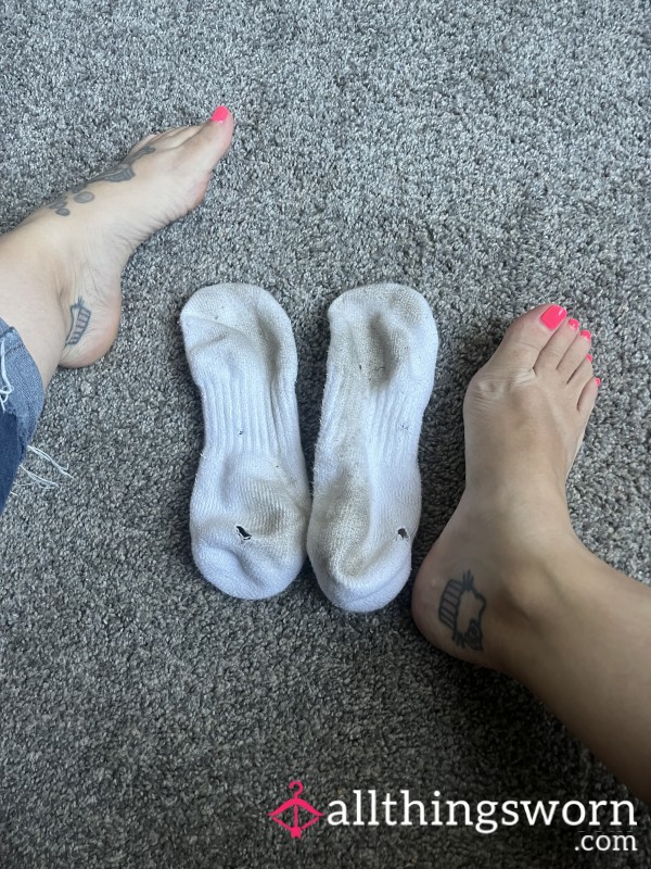 Dirty Nike Gym Socks With Holes