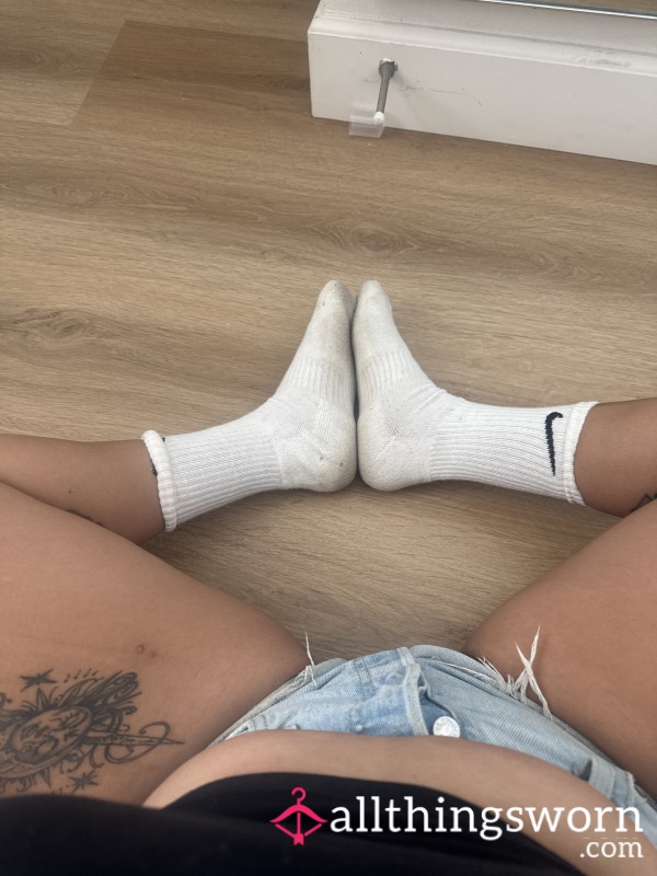 Dirty Nike Long Socks