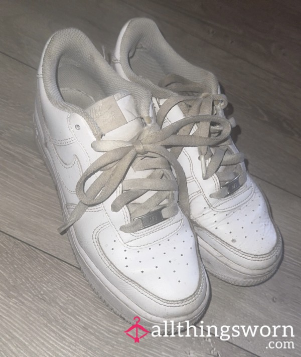 Dirty Old Air Force One Trainers