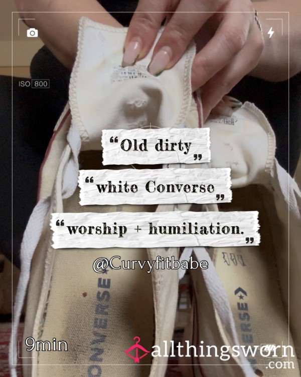 Dirty Old Converse Worship & Sniff Session