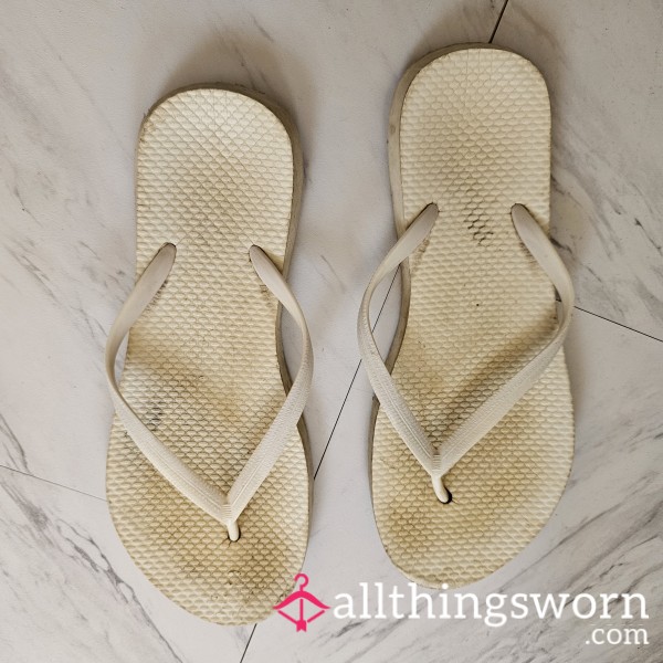 Dirty Old Flip Flops