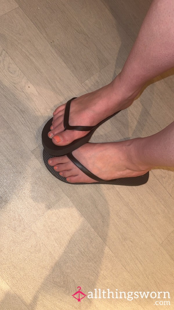 Dirty Old Flip Flops