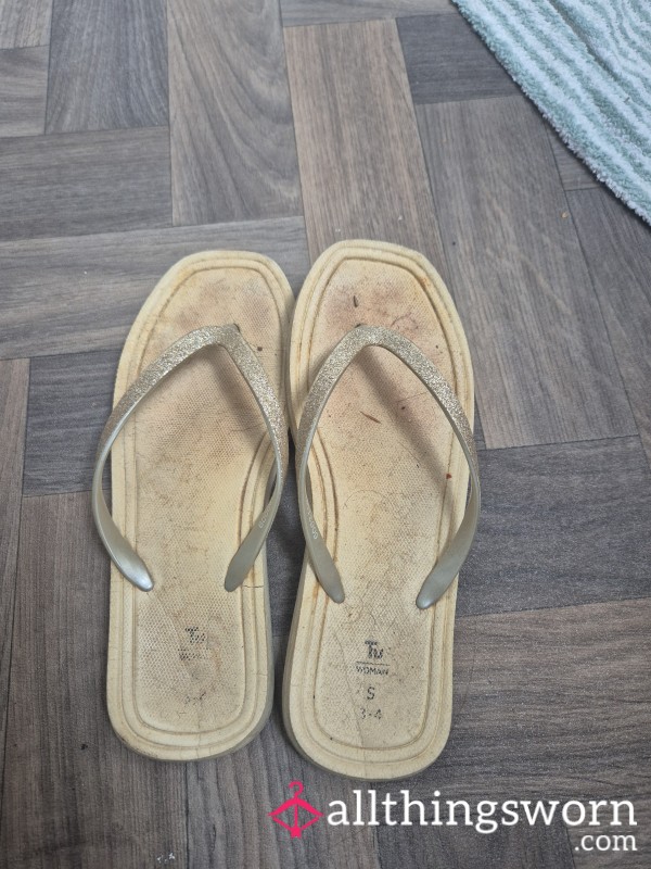 Dirty Old Flip Flops