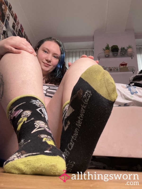 Dirty Old Rick & Morty Ankle Socks