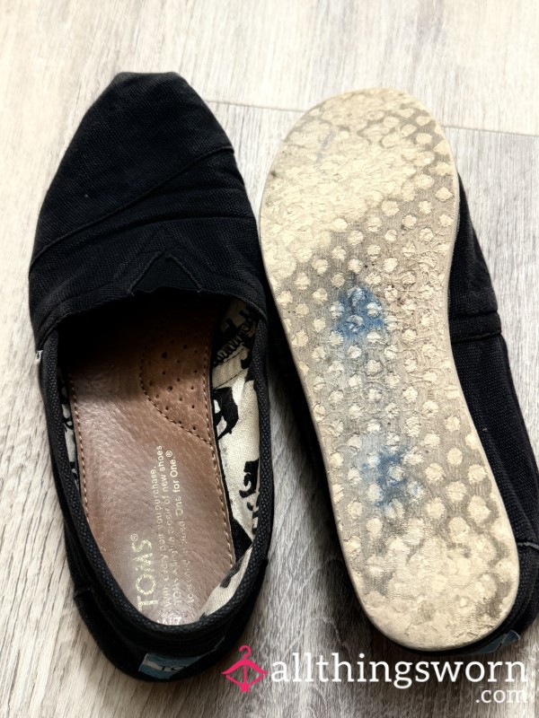 Dirty Old Toms Flat Slip Ons