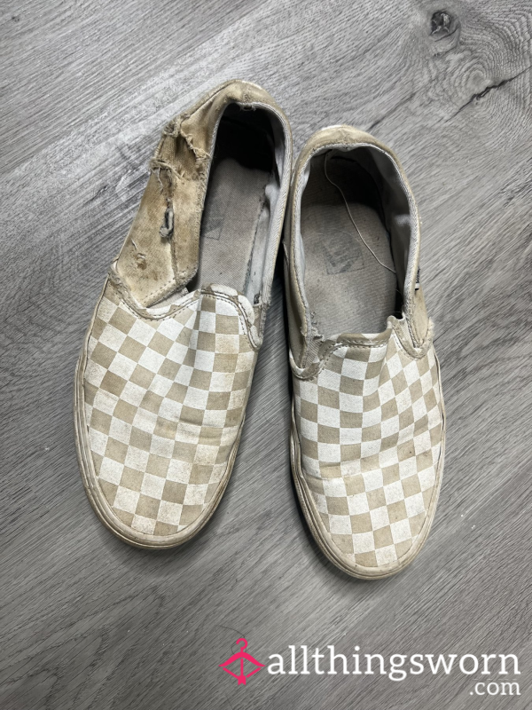 Dirty Old White Vans