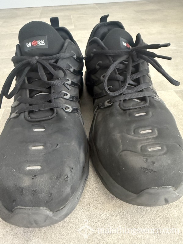 Dirty, Old Work Shoes