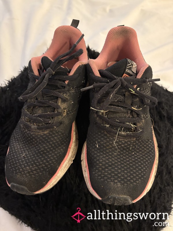 Dirty Pink & Black Trainers