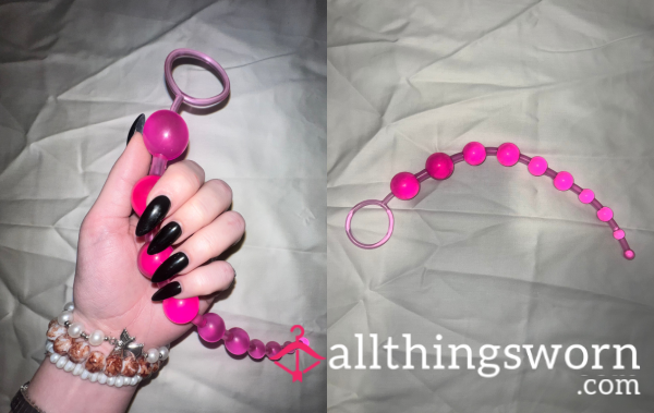Dirty Pink Jelly A**l Beads