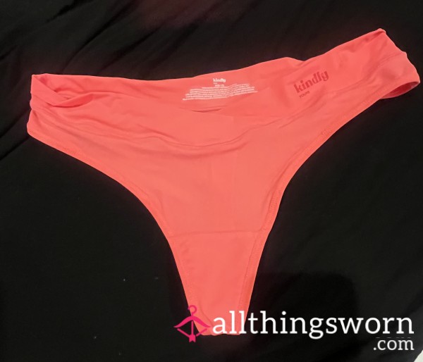 Dirty Pink Nylon Thong
