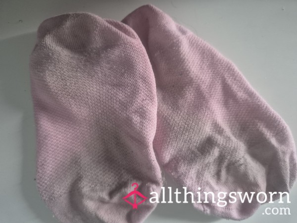 Dirty Pink Trainer Socks 3day Wear
