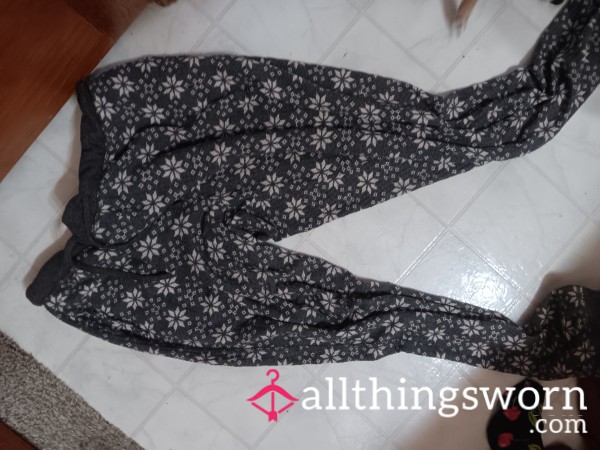 Dirty PJ Pants Worn 4 Days No Panties Or Shower