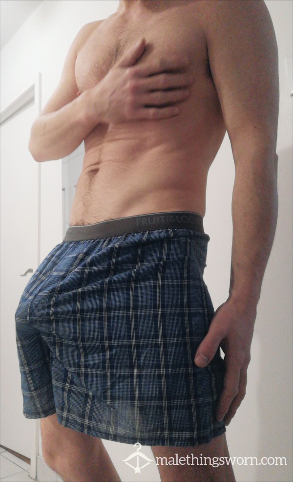 Dirty Plaid Boxer Shorts