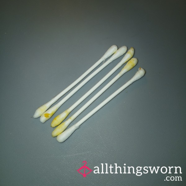 Dirty Post-Shower Cotton Buds