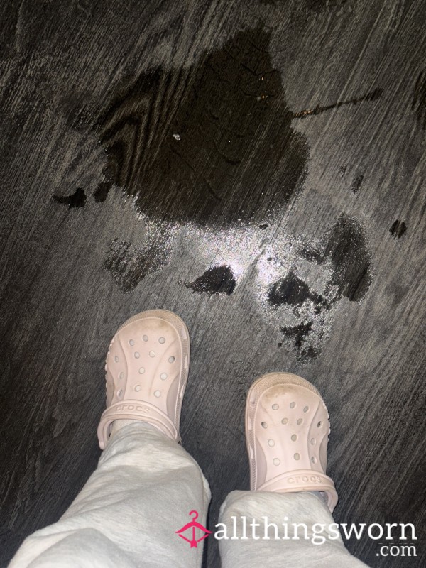 Dirty Public Bathroom Crocs💘