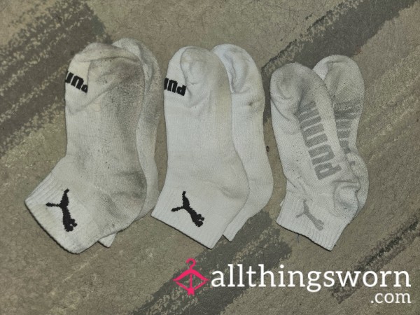 Dirty Puma Socks