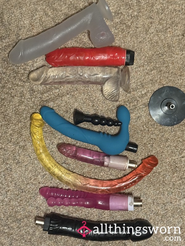 S** Machine Attachments, S** Swing, Lingerie & XL Di**os USED