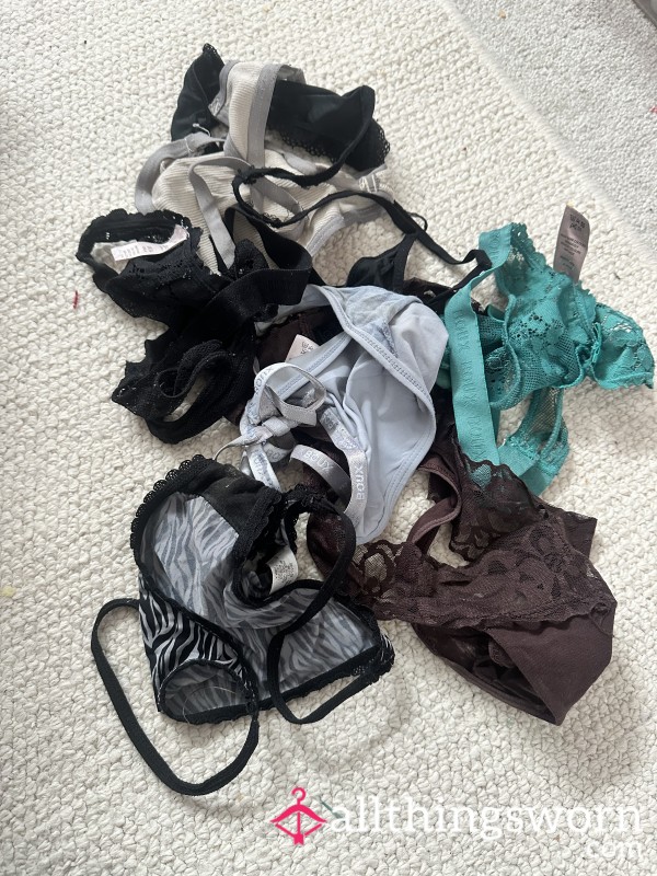 Dirty Reworn Thongs