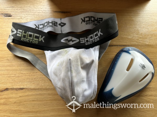 **SOLD**Dirty Rugby Jockstrap And Cup