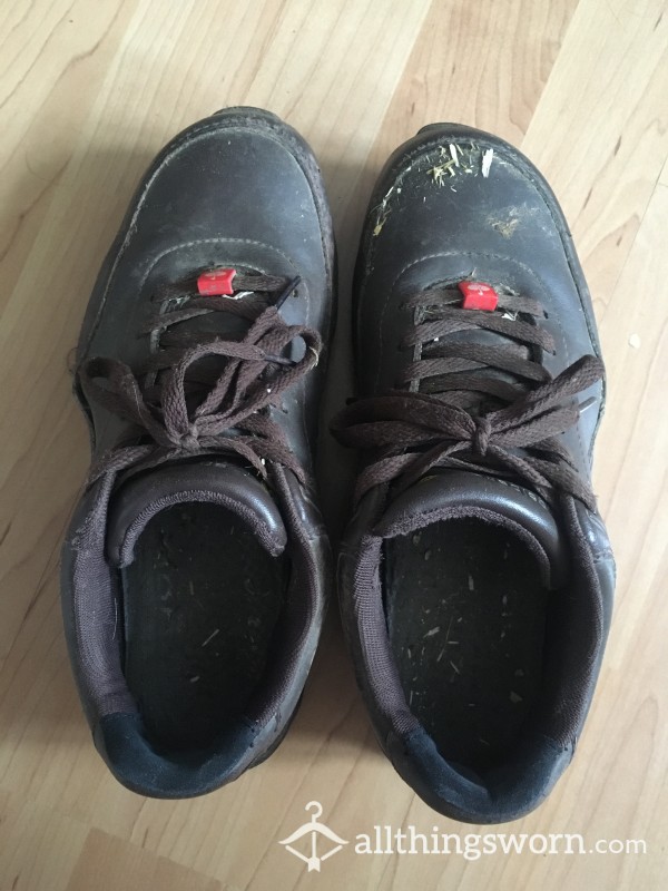 Dirty Safety Shoes