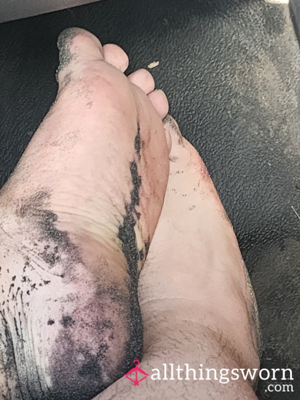 Dirty Sandy Beach Feet