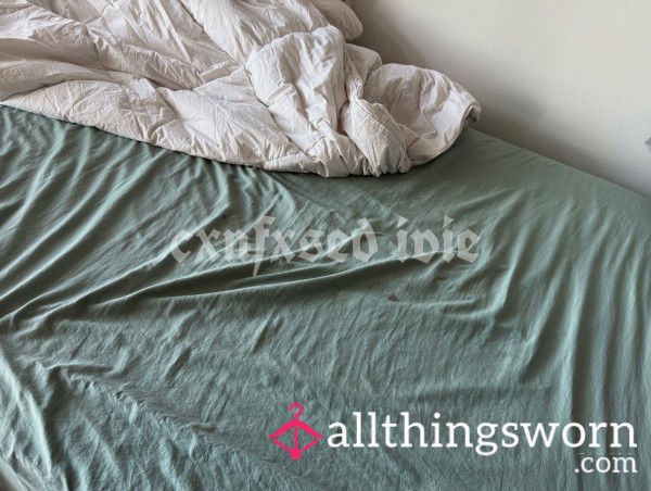 Dirty Sheets 🛌 Unwashed, Stained, Smelly Bis**ual Girls Fitted Sheet