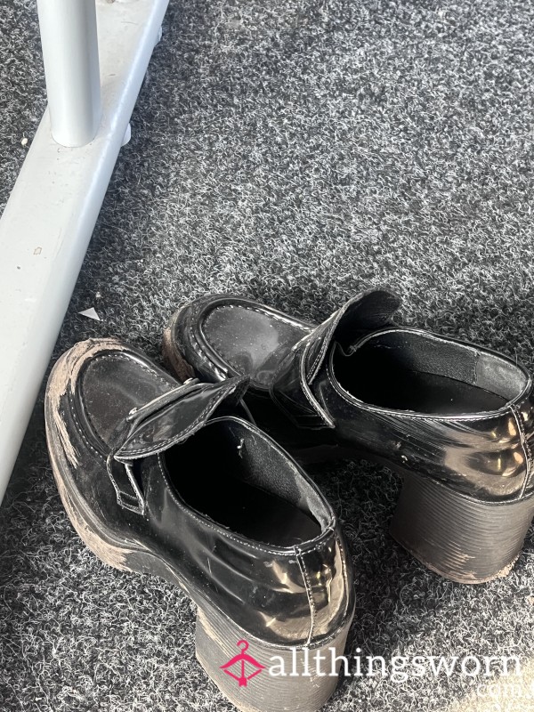 Dirty Shoes That I Have Under My Desk