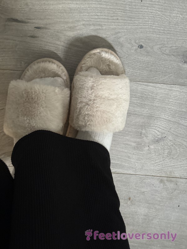 Dirty Slippers And Socks Together