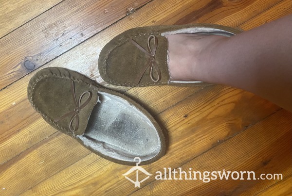 Dirty Slippers One Year Old