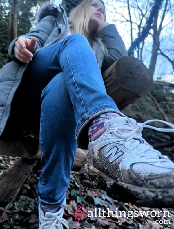 Clean My Dirty Trainers - Smelly And Very Muddy -  New Balance 530s