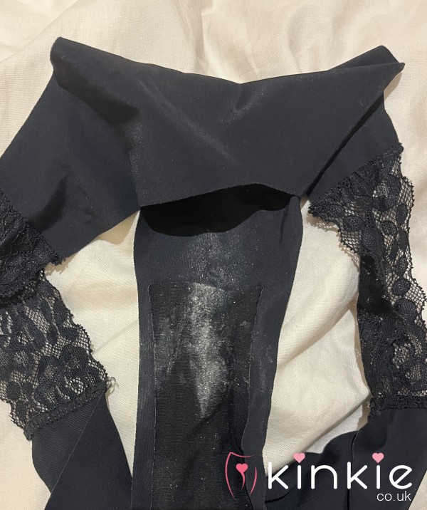 DIRTY SMELLY BLACK SATIN KNICKERS READY TO POST 5 STAR ⭐ ⭐⭐⭐⭐ REVIEWS