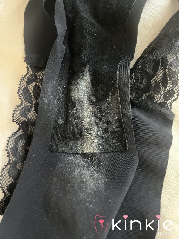 SOLD DIRTY SMELLY BLACK SATIN KNICKERS READY TO POST 5 STAR ⭐ ⭐⭐⭐⭐ REVIEWS