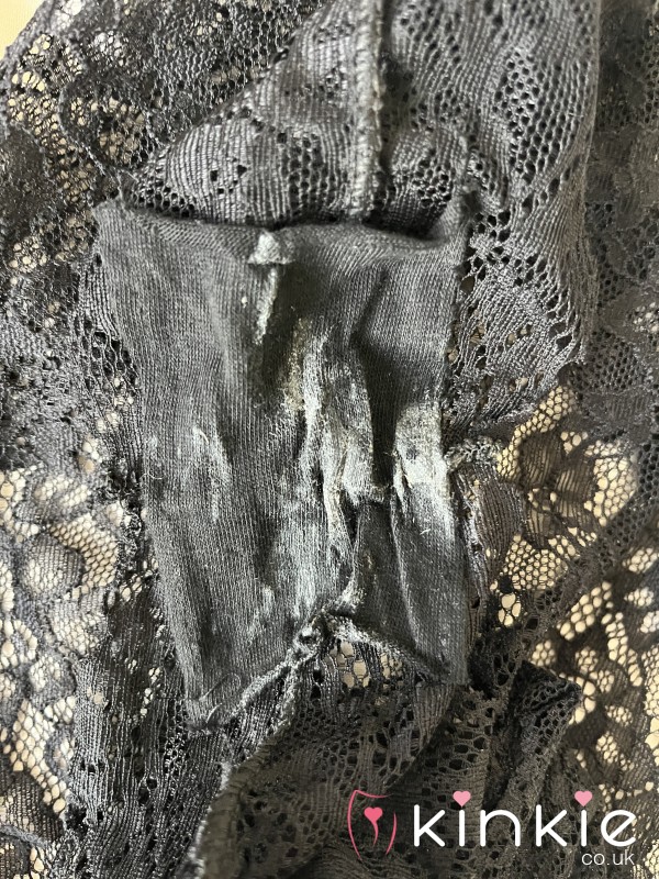 DIRTY SMELLY BLACK S**Y LACE KNICKERS READY TO POST 5 STAR ⭐ ⭐⭐⭐⭐ REVIEWS