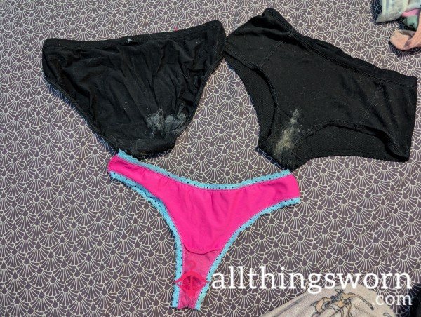 Dirty Smelly Underwear Bundle With Stains Hehe 🤮 You'll Love It