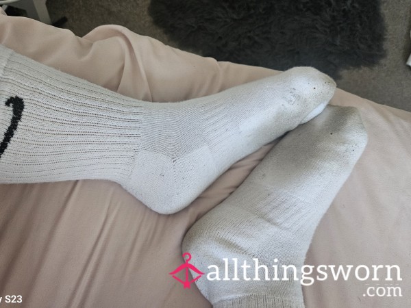 Dirty Smelly White Nike Socks