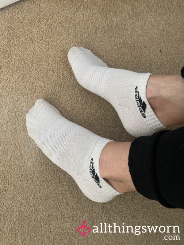 Dirty Socks Scrubbing The Bathroom Floor