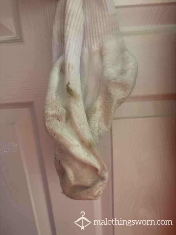 Dirty Socks Worn While Sorting Horses And Moving House Around