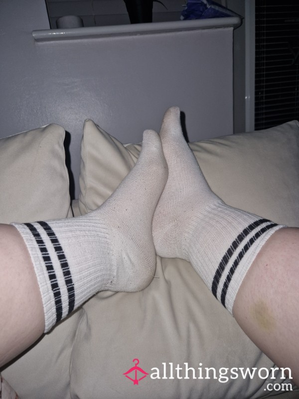 Dirty Spots Socks White