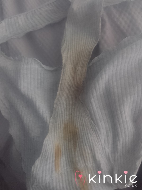 Dirty Stinky No Wipe Thongs From Your Fave 18 Yr Old Sl*t 😋😋
