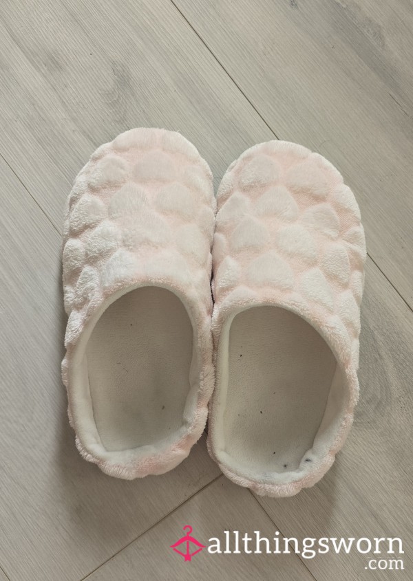Dirty Stinky Toe Print Slippers