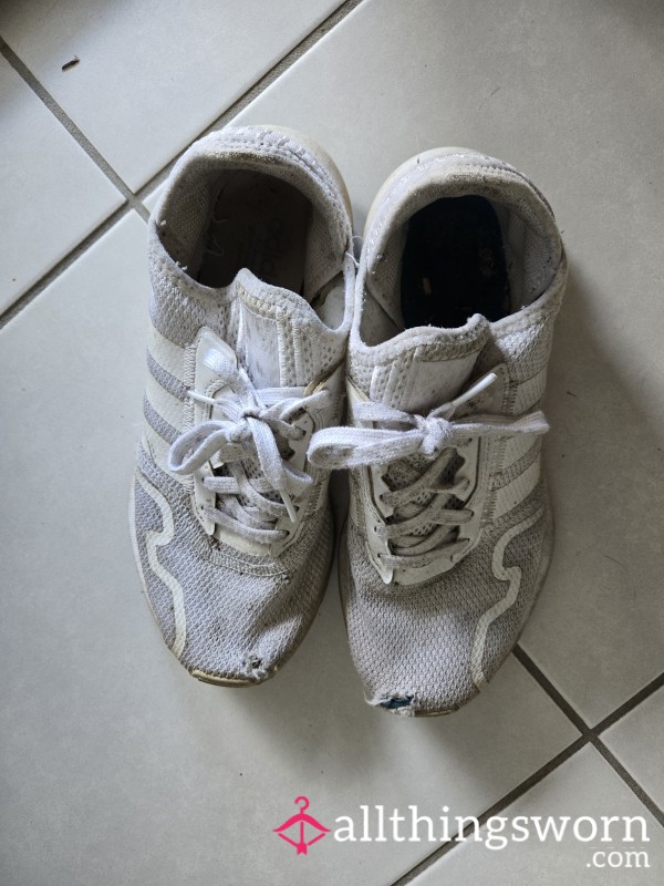 Dirty, Stinky Well Worn Adidas Shoes