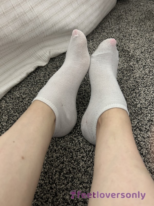 Dirty, Stinky, White Ankle Socks 🧦