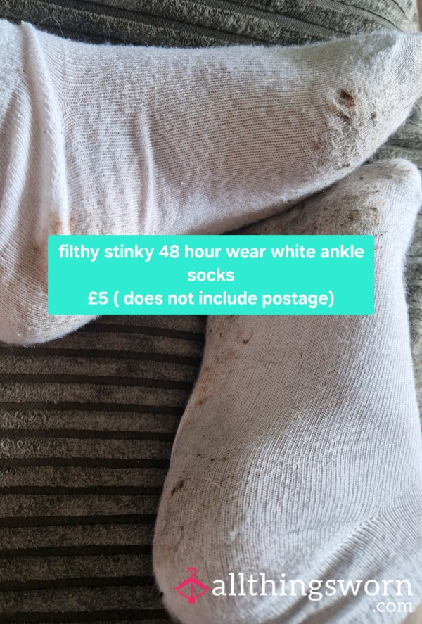 Dirty Stinky White Socks