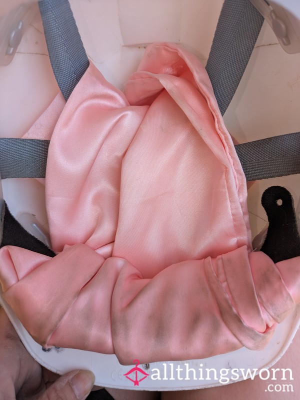 Dirty Sweaty Silk Pillow Case🎀 Wore In Hard Hat👷‍♀️