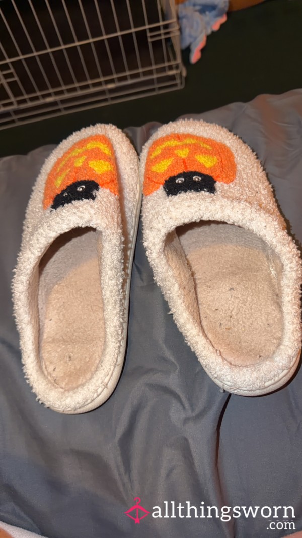 👑 EXTREMELY WORN SLIPPERS – FILTHY, USED & UNCLAIMED 👑