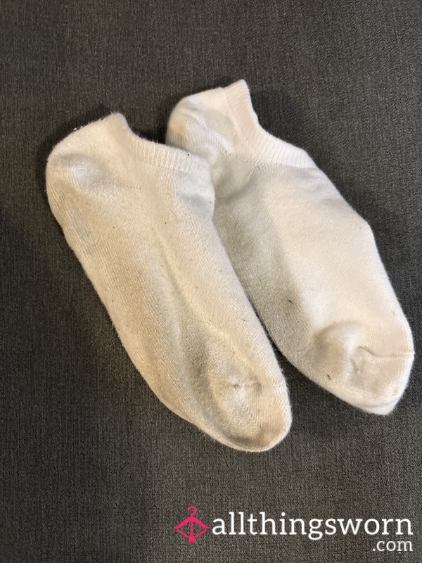 Dirty Sweaty Socks,     Worn During A Long Day… Still Smell Like Me 🤍